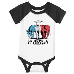 My Hope Is In The Lamb Infant Baby Jersey Bodysuit