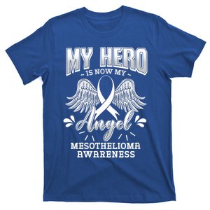 My Hero Is Now My Angel Mesothelioma Warrior Mesothelium Gift T-Shirt