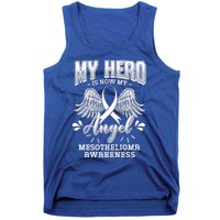 My Hero Is Now My Angel Mesothelioma Warrior Mesothelium Gift Tank Top