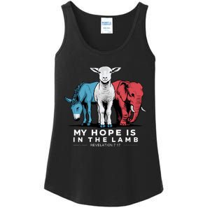 My Hope Is In The Lamb Ladies Essential Tank