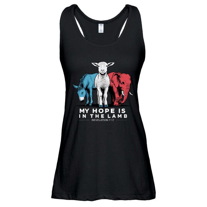 My Hope Is In The Lamb Ladies Essential Flowy Tank