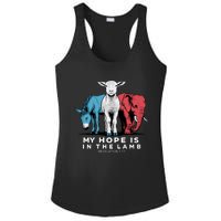 My Hope Is In The Lamb Ladies PosiCharge Competitor Racerback Tank