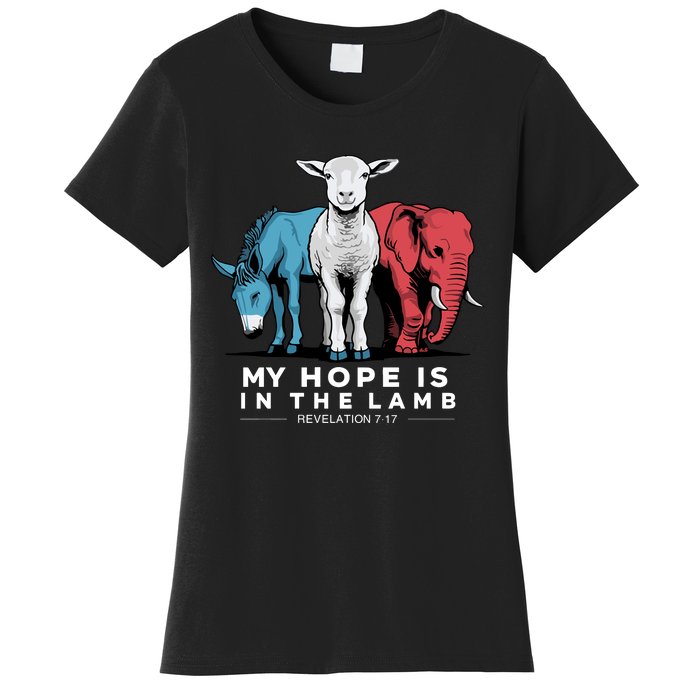 My Hope Is In The Lamb Women's T-Shirt