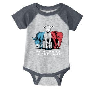 My Hope Is In The Lamb Infant Baby Jersey Bodysuit