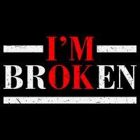 Mental Health I'm Ok I'm Broken Invisible Youth Performance Sprint T-Shirt