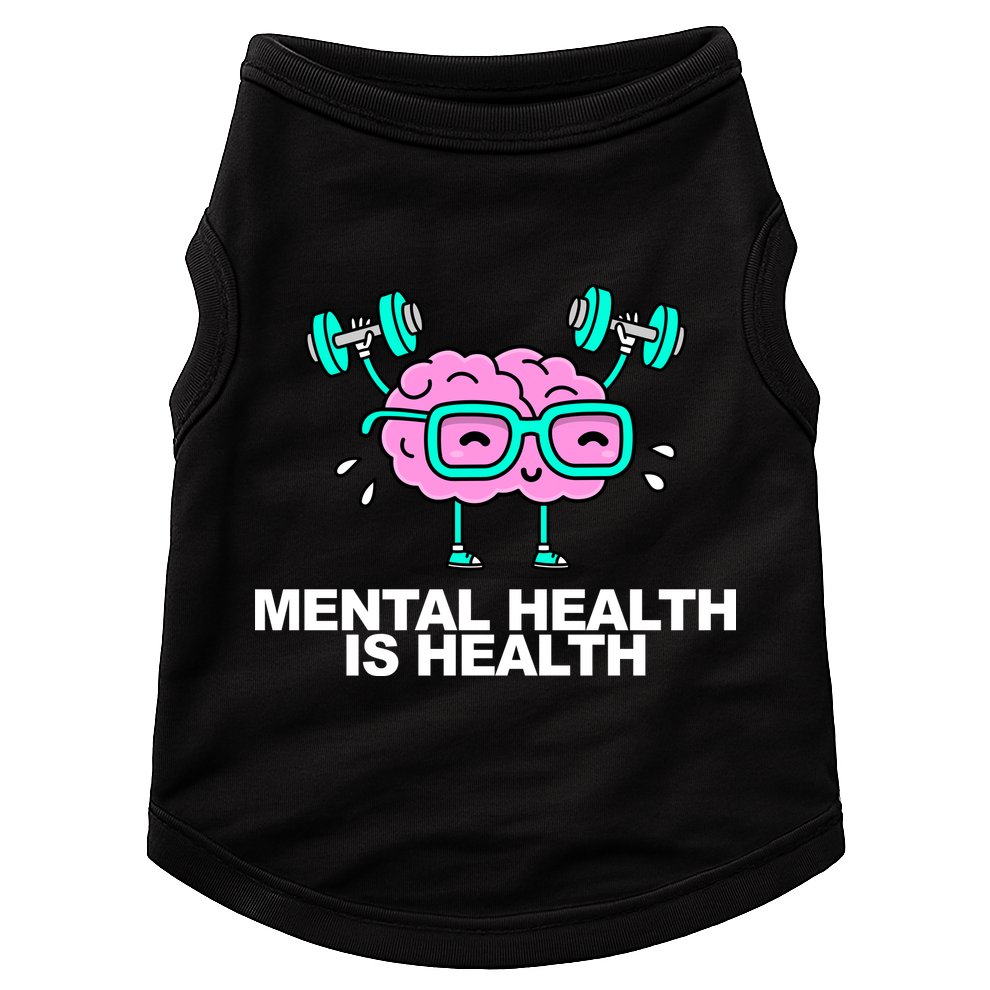 Mental Health Is Health Brain Workout Doggie Tank