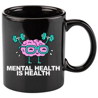 Mental Health Is Health Brain Workout 11oz C Handle Ceramic Mug