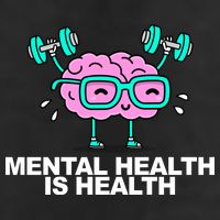 Mental Health Is Health Brain Workout 11oz C Handle Ceramic Mug