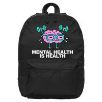 Mental Health Is Health Brain Workout 16 in Basic Backpack