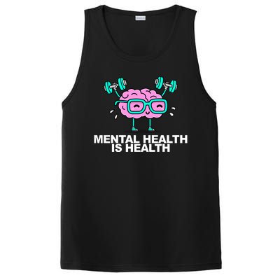 Mental Health Is Health Brain Workout PosiCharge Competitor Tank