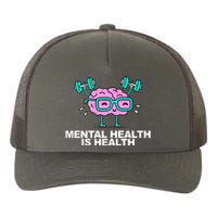 Mental Health Is Health Brain Workout Yupoong Adult 5-Panel Trucker Hat