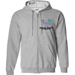 Mental Health Is Health Brain Workout Full Zip Hoodie