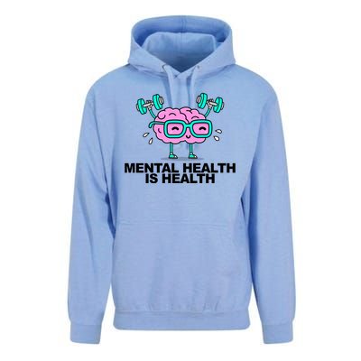 Mental Health Is Health Brain Workout Unisex Surf Hoodie