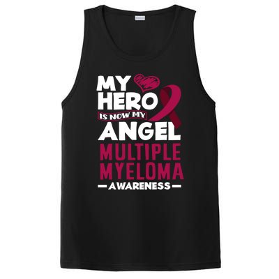 My Hero Is Now My Angel Multiple Myeloma Awareness Cool Gift PosiCharge Competitor Tank