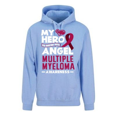 My Hero Is Now My Angel Multiple Myeloma Awareness Cool Gift Unisex Surf Hoodie