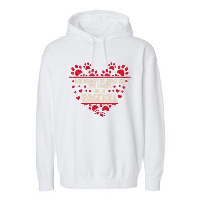 My Heart Is Held By The Paws Of A Ragdoll Cat Garment-Dyed Fleece Hoodie