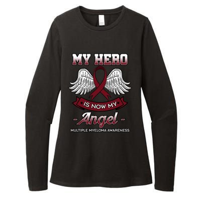 My Hero Is Now My Angel Multiple Myeloma Mm Patient Gift Womens CVC Long Sleeve Shirt