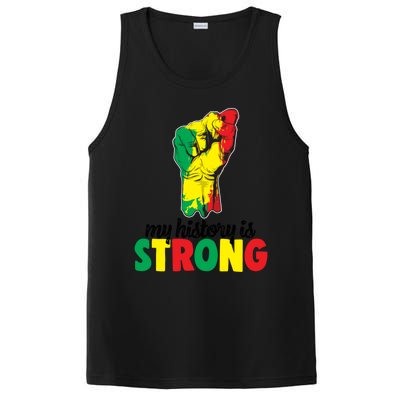 My History Is Strong Junetheen Black History Power African Gift PosiCharge Competitor Tank