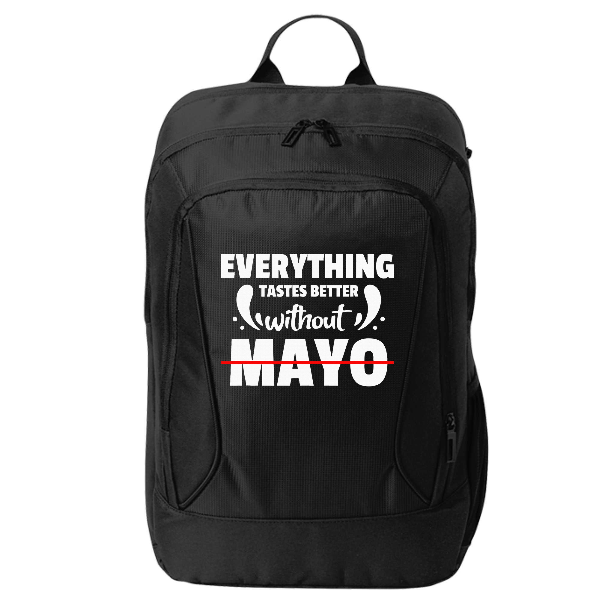 Mayo Hater I Hate Mayonnaise City Backpack