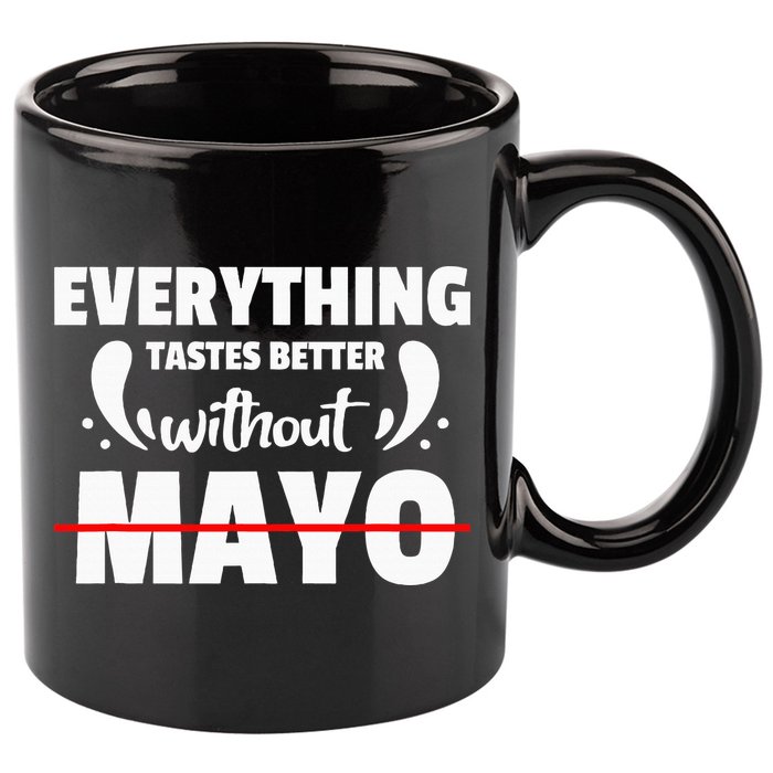 Mayo Hater I Hate Mayonnaise 11oz C Handle Ceramic Mug