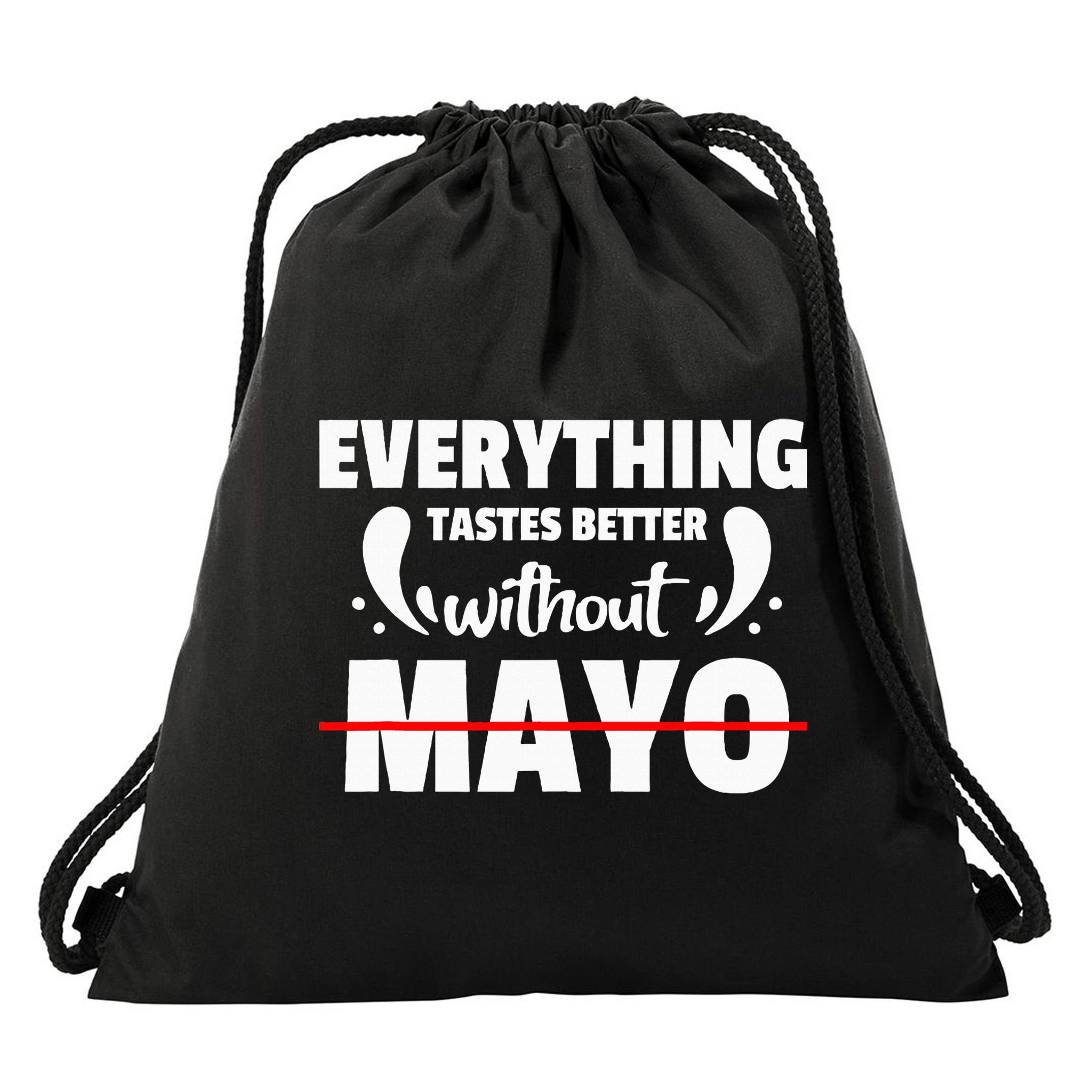 Mayo Hater I Hate Mayonnaise Drawstring Bag