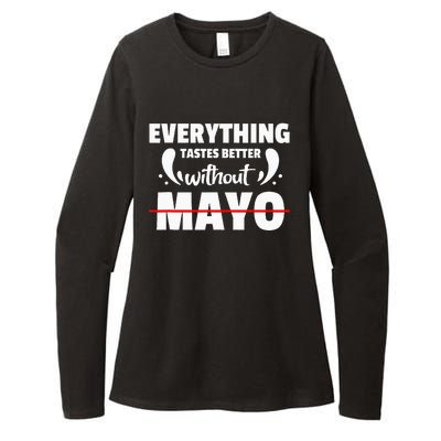 Mayo Hater I Hate Mayonnaise Womens CVC Long Sleeve Shirt