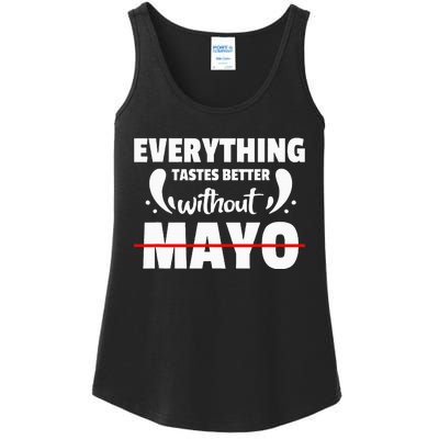 Mayo Hater I Hate Mayonnaise Ladies Essential Tank