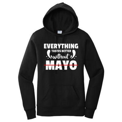 Mayo Hater I Hate Mayonnaise Women's Pullover Hoodie