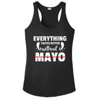 Mayo Hater I Hate Mayonnaise Ladies PosiCharge Competitor Racerback Tank