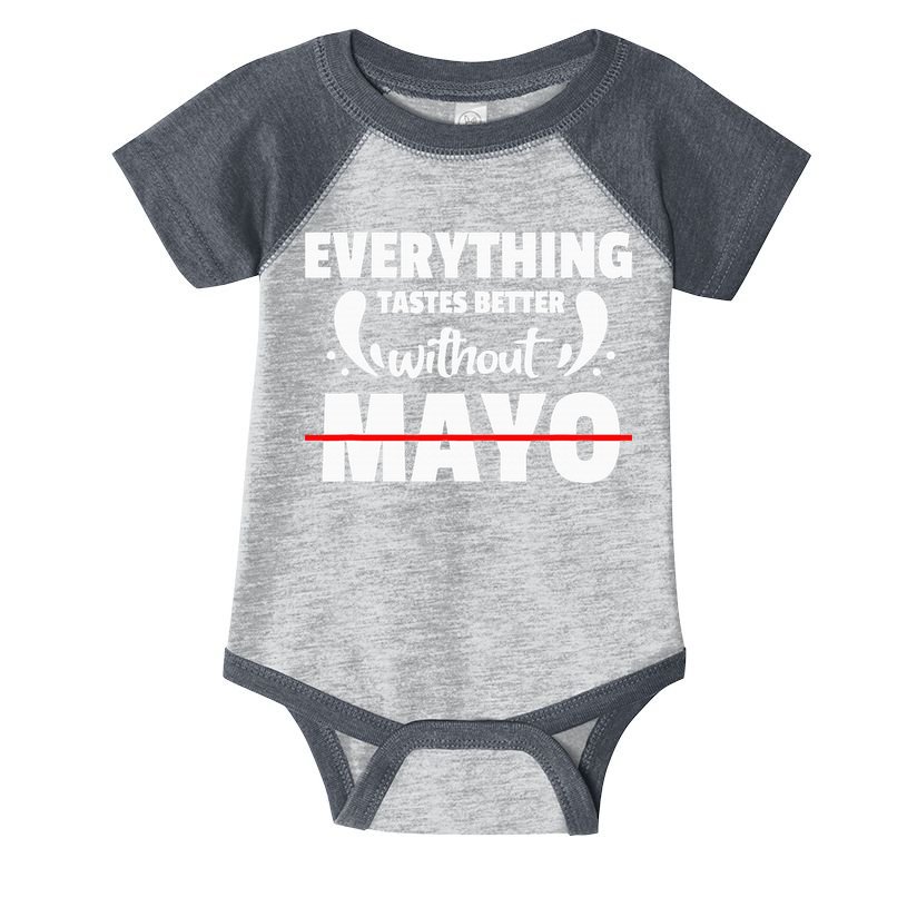 Mayo Hater I Hate Mayonnaise Infant Baby Jersey Bodysuit