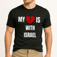 My Heart is With Israel I Stand With Israel Performance Shirt