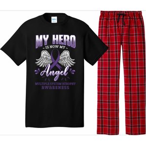 My Hero Is Now My Angel Multiple System Atrophy Advocate Great Gift Pajama Set