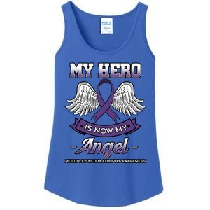 My Hero Is Now My Angel Multiple System Atrophy Disorder Gift Ladies Essential Tank