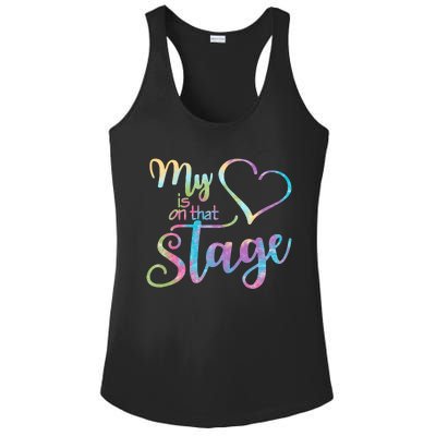 My Heart Is On That Stage For Dance Mom Ladies PosiCharge Competitor Racerback Tank