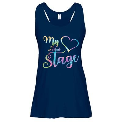 My Heart Is On That Stage For Dance Mom Ladies Essential Flowy Tank