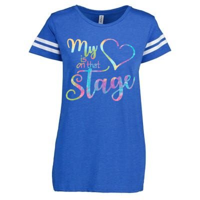 My Heart Is On That Stage For Dance Mom Enza Ladies Jersey Football T-Shirt