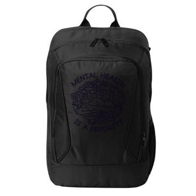 Mental Health Is A Priority City Backpack