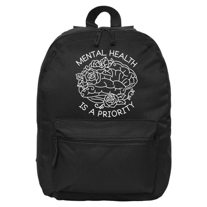 Mental Health Is A Priority 16 in Basic Backpack