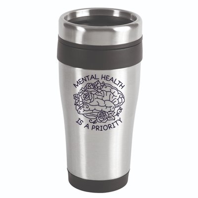 Mental Health Is A Priority 16oz Travel Tumbler