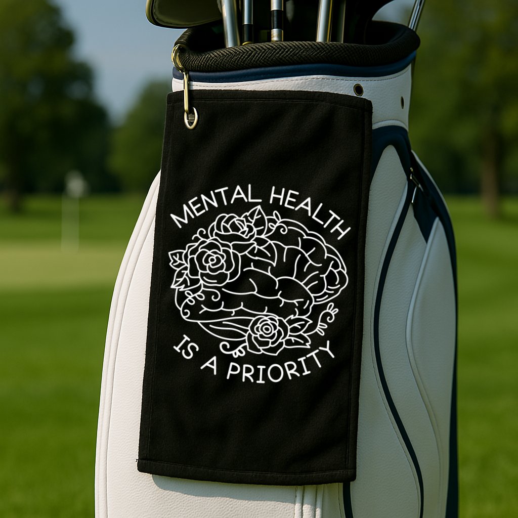 Mental Health Is A Priority Golf Towel