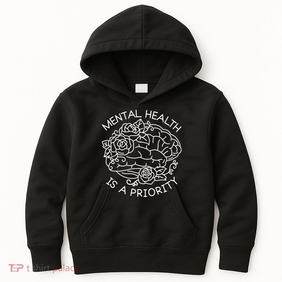 Mental Health Is A Priority Kids Hoodie