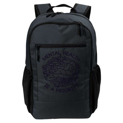 Mental Health Is A Priority Daily Commute Backpack