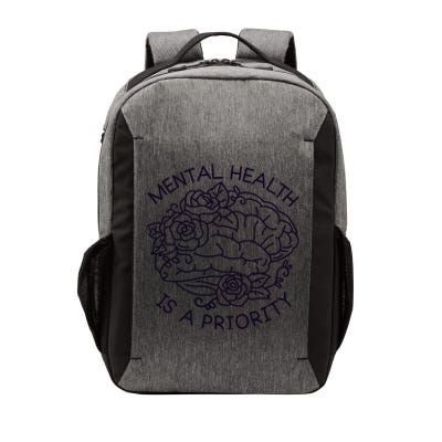 Mental Health Is A Priority Vector Backpack