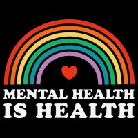 Mental Health Is Health Awareness Psychology Counseling Drawstring Bag