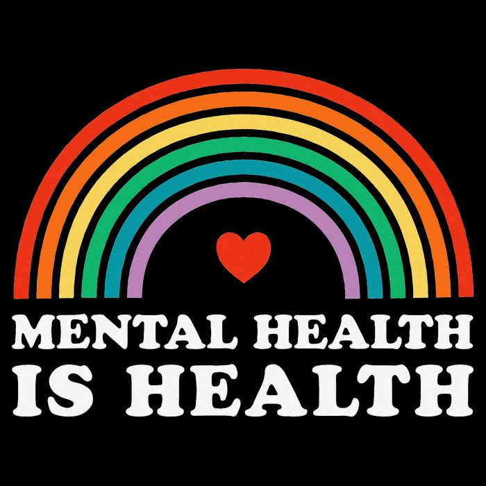 Mental Health Is Health Awareness Psychology Counseling Drawstring Bag