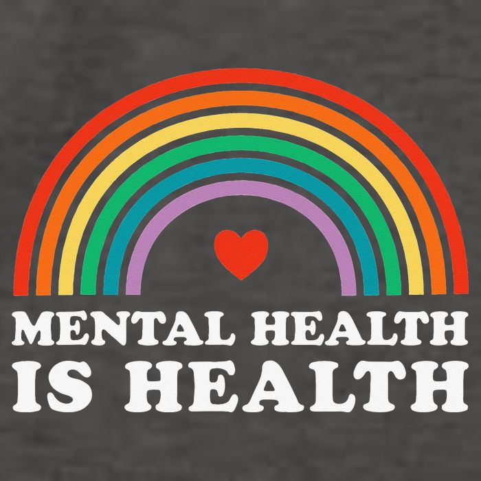 Mental Health Is Health Awareness Psychology Counseling Vector Backpack