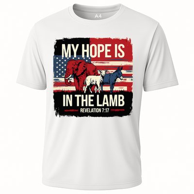 My Hope Is In The Lamb Jesus 2024 Election Cooling Performance Crew T-Shirt