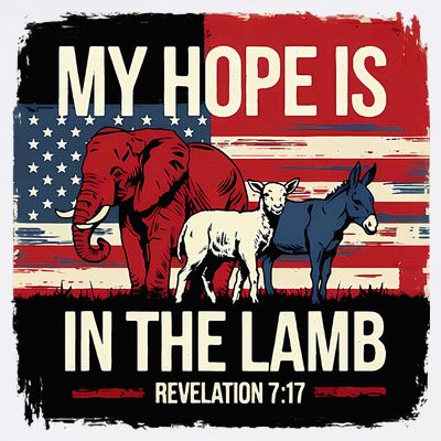 My Hope Is In The Lamb Jesus 2024 Election T-Shirt