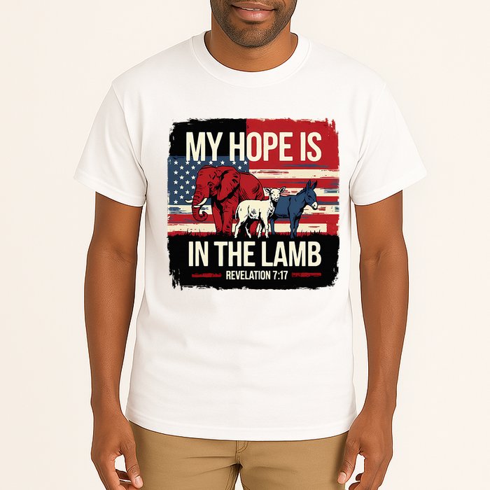 My Hope Is In The Lamb Jesus 2024 Election Tall T-Shirt