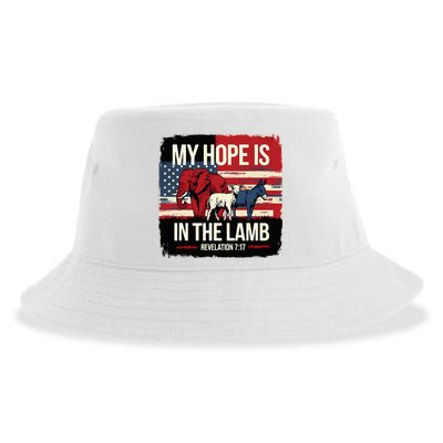 My Hope Is In The Lamb Jesus 2024 Election Sustainable Bucket Hat